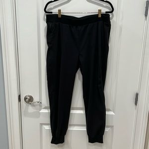 Fabletics great fitting jogger pants. I cut the tags out because they scratched.